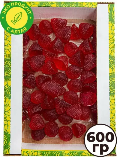 Мармелад "Каравайка" желейный "Клубника" 600гр Мармелад "Каравайка" желейный "Клубника" 600гр