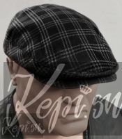 Кепи замшевая коуч коричневая и черная