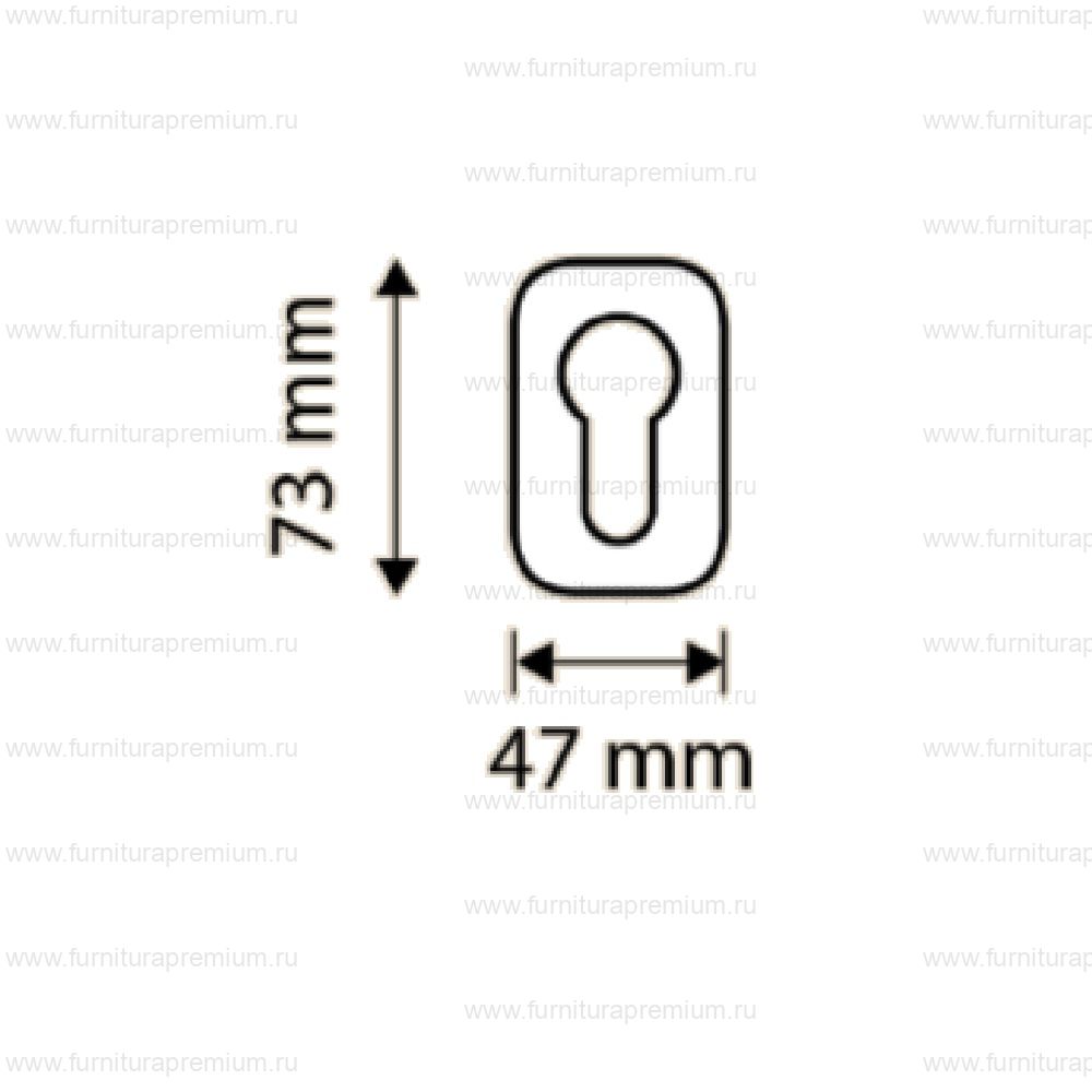 Накладка на замок с цилиндром Linea Cali 008 YALE