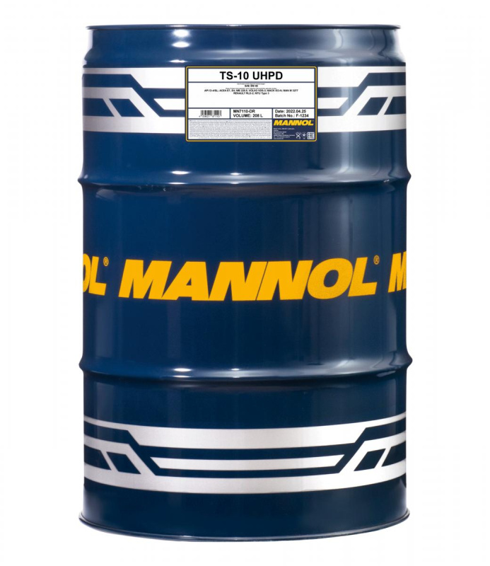 Mannol TS-10 UHPD 5W-40, 208л