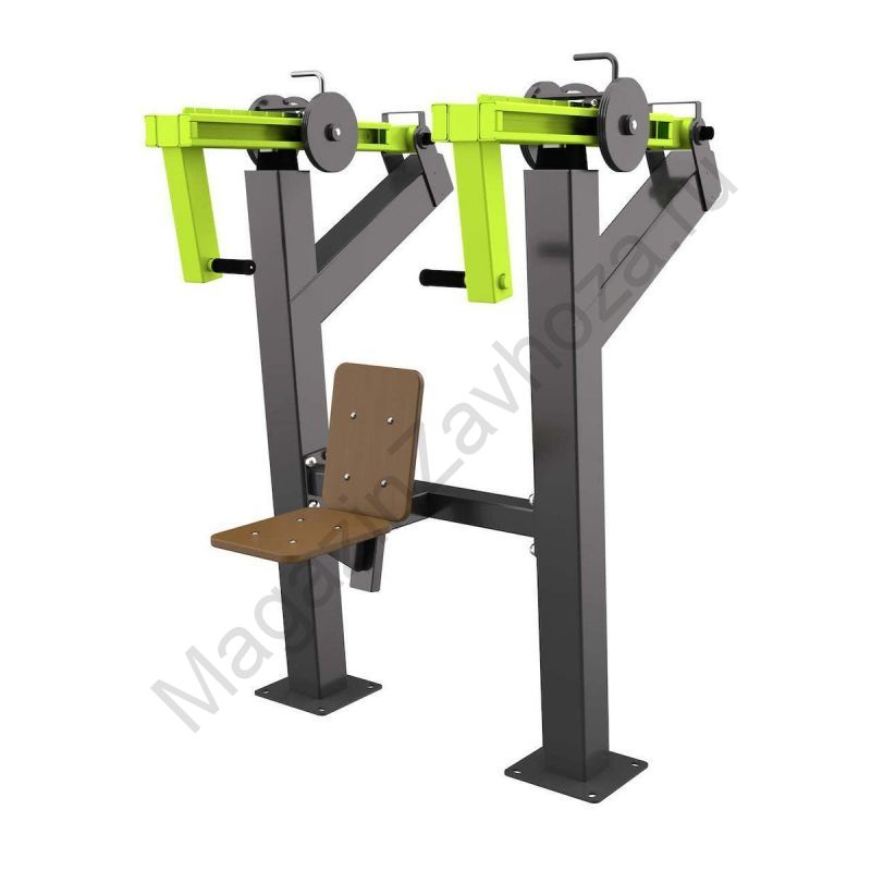 Power-1801 Уличный тренажер Жим вверх с переменной нагрузкой