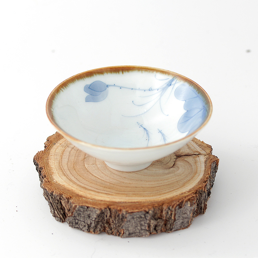 Чашка "Лотос и рыбки" №7, 70 мл