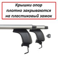 Багажник на крышу Mitsubishi L200 (2007-2014), ЕД, крыловидные дуги