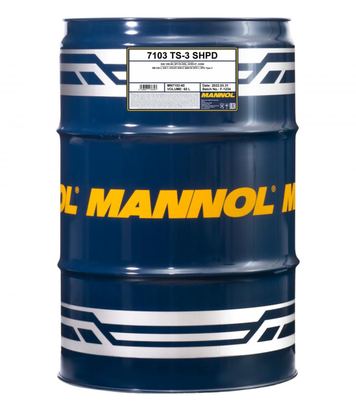 Mannol TS-3 Extra UHPD 10W-40, 60л