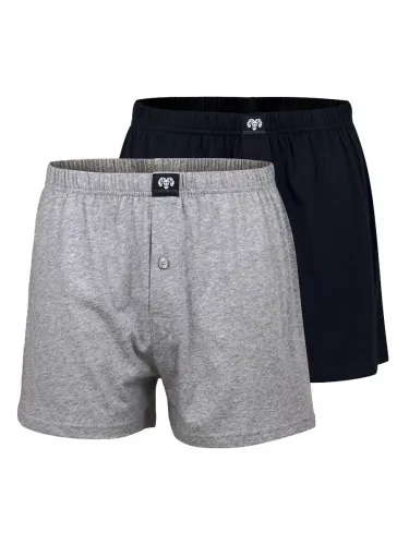 Мужские трусы шорты GARANT серый/черный