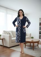 Халат 39061 [темно-синий]