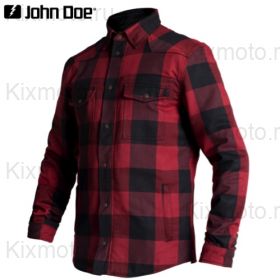 Моторубашка John Doe Motoshirt, красная