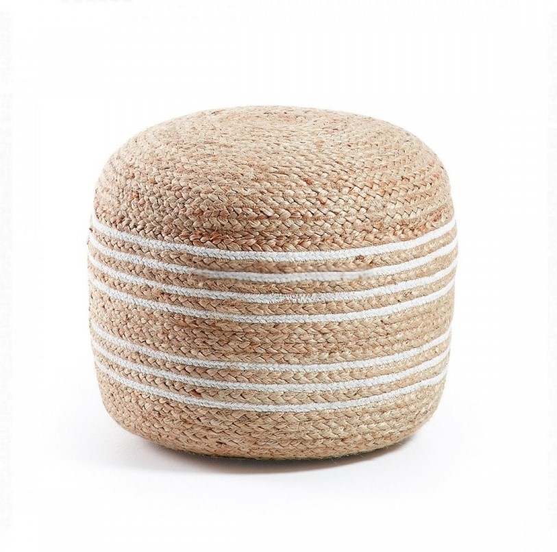 Пуф Samy натурально-белый