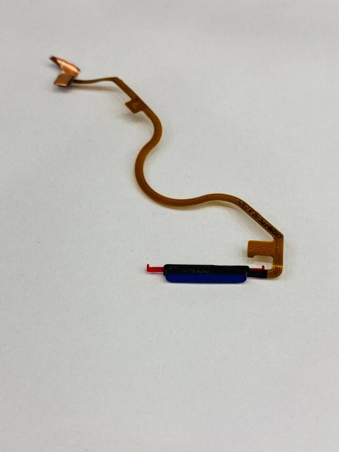 Tecno Pova neo 3 шлейф с отпечатком пальца оригинал с разбора синий