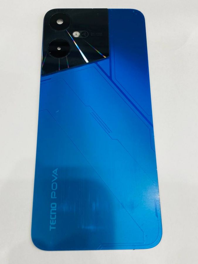 Tecno Pova neo 3 задняя крышка синяя оригинал с разбора