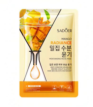 Маска тканевая для лица Sadoer с экстрактом манго  25 мл