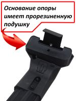 Багажник на крышу Тойота Приус Альфа (Toyota Prius Alpha, универсал, 2011-2021), Lux City (без выступов), с замком, черные крыловидные дуги