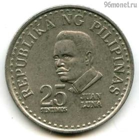 Филиппины 25 сентимо 1978