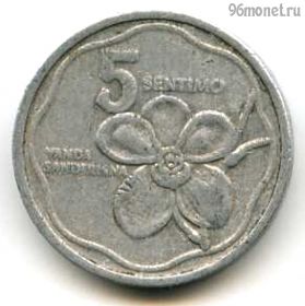 Филиппины 5 сентимо 1983