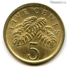 Сингапур 5 центов 1989