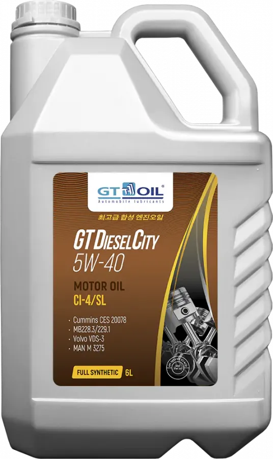 GT OIL Diesel City 5W-40, 6л