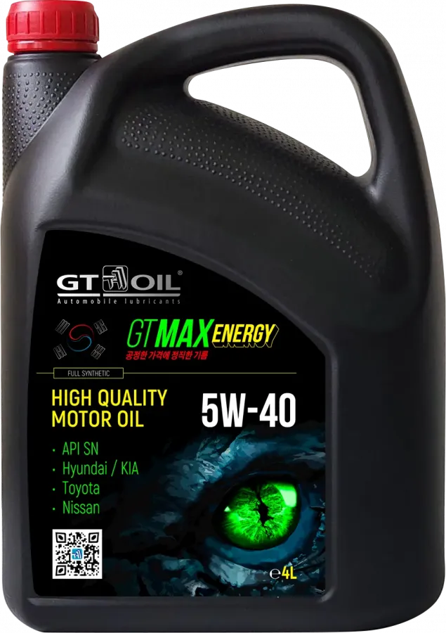GT OIL MAX Energy 5W-40, 4л