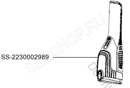 Блок двигателя с аккумулятором для беспроводного пылесоса TEFAL XTREM COMPACT моделей TY12...  Артикул SS-2230002989.