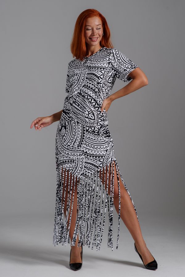 7480/1 Платье женское [орнамент]