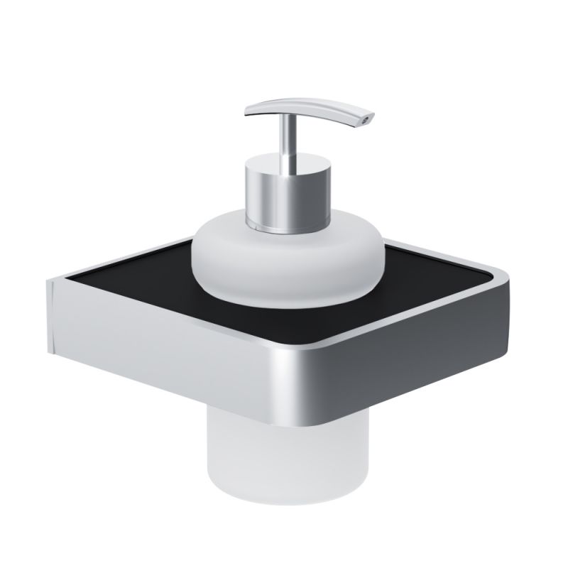 Стеклянный диспенсер Damixa для жидкого мыла с настенным держателем DA7736900 Jupiter