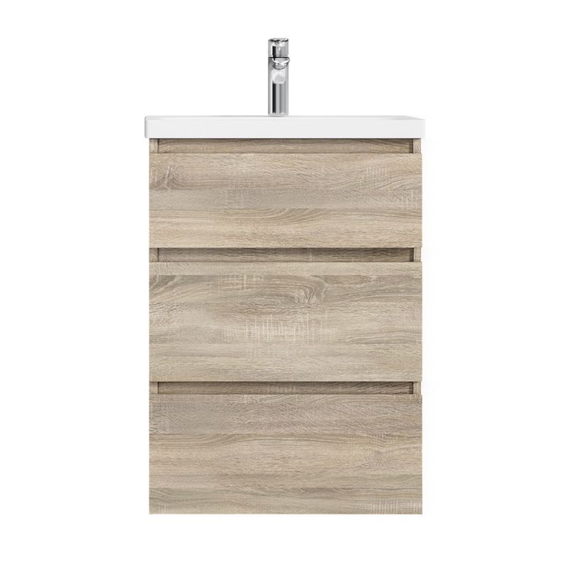 Тумба под раковину AM.PM Gem S 60 напольная, светлый дуб M91FSX0602OF