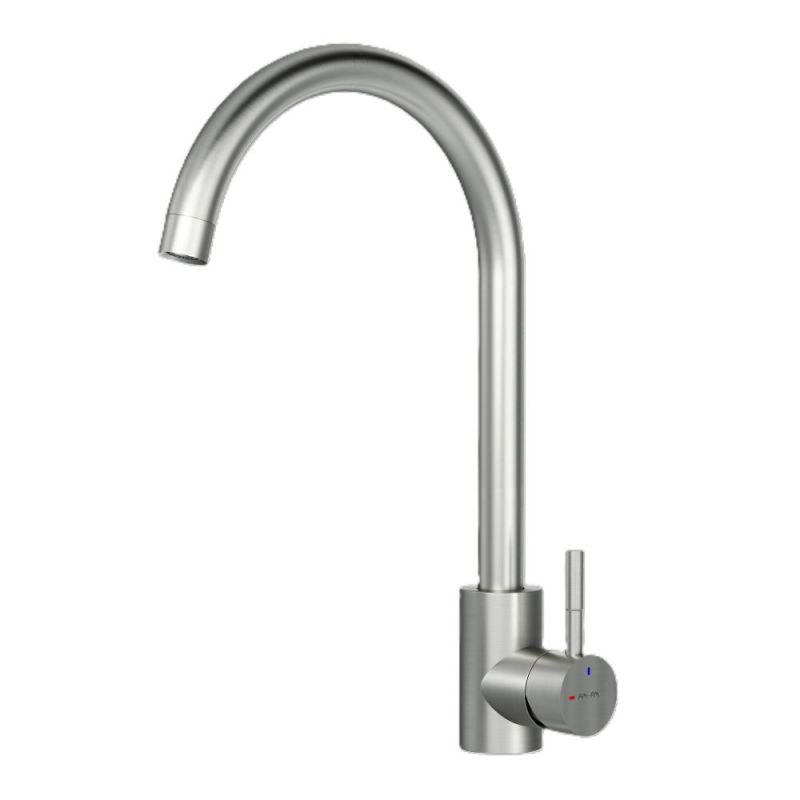 Смеситель для кухни AM.PM с С-изливом, сатин X-Joy S F85B07111, сатин