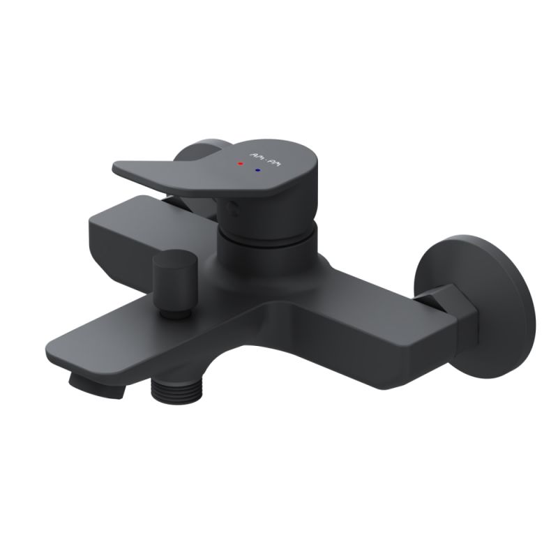 Смеситель для ванна и душа AM.PM X-Joy F85A10022, черный