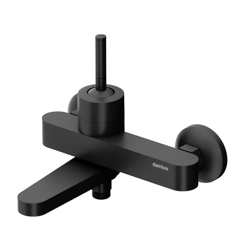 Смеситель для ванны и душа, с поворотным изливом Damixa ARC 291000300 черный