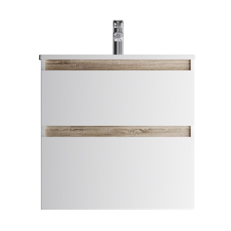 База под раковину AM.PM X-Joy, подвесная, 65 см, 2 ящика, белый глянец M85AFHX0652WG