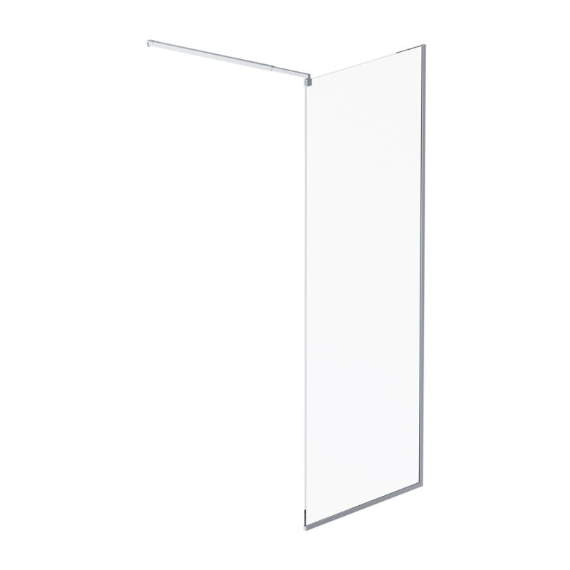 Душевая перегородка AM.PM Func 80x200, стекло прозрачное 6 мм, профиль хром W84WI-80-F1-MTE