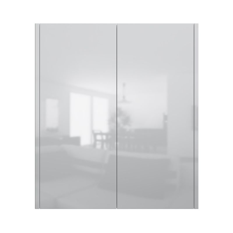 Шкаф с полками AM.PM Func 60 см, высота 70 см, белый глянец, универсальный, M8FCH0602WG