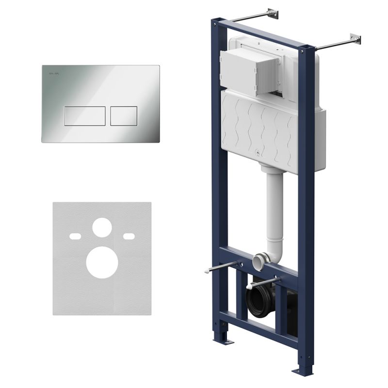Инсталляция для подвесного унитаза с пневматической клавишей Pro S I012704.7051