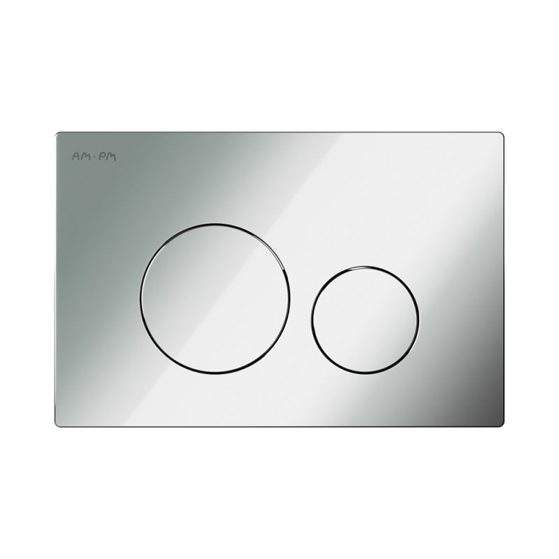 Клавиша для инсталляции пневматическая, пластик, глянцевый хром AM.PM I049051