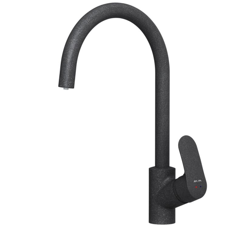 Смеситель для кухни AM.PM Like F8007722 с каналом для питьевой воды, черный