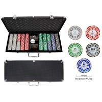 Набор для покера в кейсе (500 фишек)