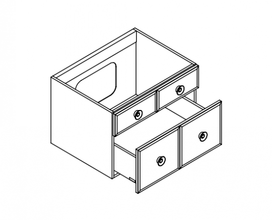 Блок модульного комплекта Mildue Vitage 4049 с ящиками