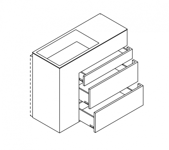 Монолитный модульный блок Mildue Noorth 2918
