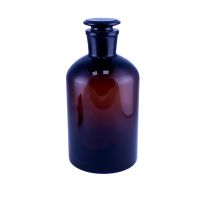 Склянка (штанглас) Labdevices, 2500 мл, темное стекло, с притёртой пробкой, узкое горло