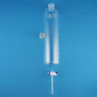 Воронка делительная цилиндрическая Labdevices ВД-1-2000, 2000 мл, с фторопластовым краном