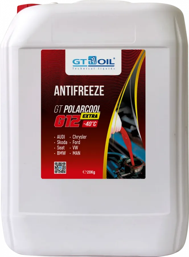 GT OIL Polarcool Extra Antifreeze G12, 20 л