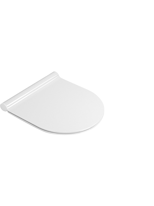 Изображение Сиденье для унитаза Catalano ZERO 0151200001 с микролифтом и антибактериальным покрытием цвет белый глянцевый