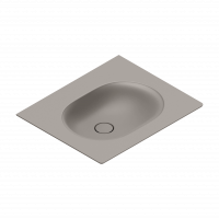 Раковина Catalano Sfera 0520760032 75x50 см без отверстий цвет tortora схема 1 Раковина Catalano Sfera 0520760032 75x50 см без отверстий цвет tortora схема 1