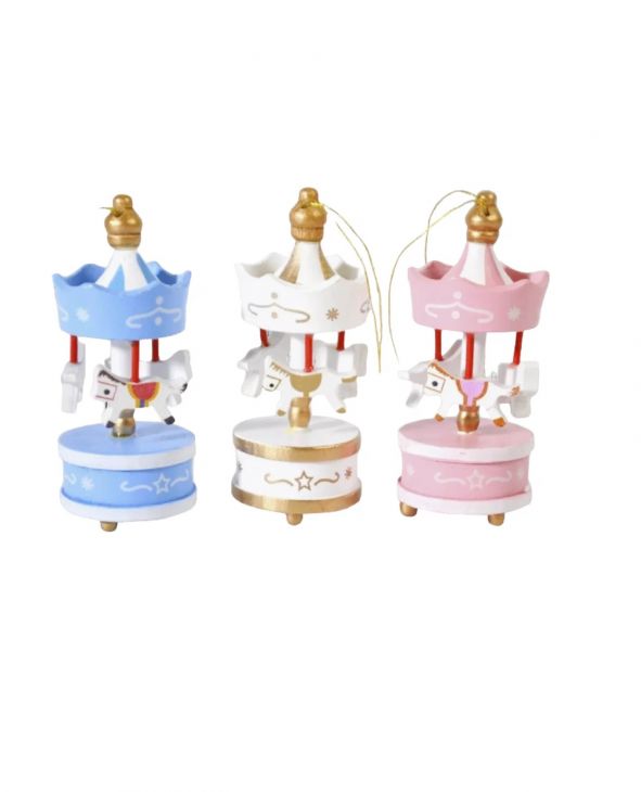 Набор елочных игрушек Карусель 6 предметов 1694