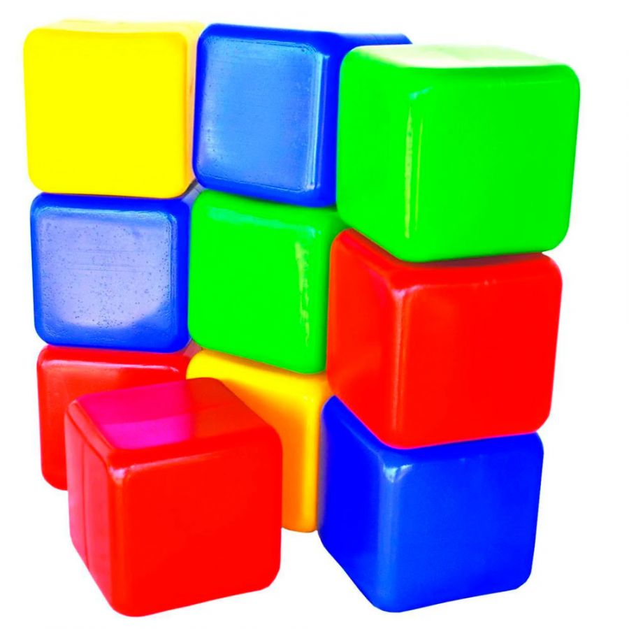 Набор Кубики" XL 10 деталей