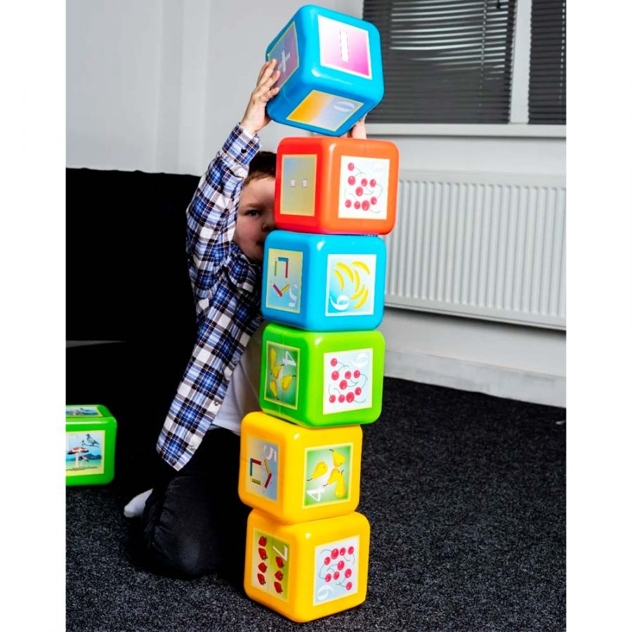 Набор Кубики "Математика" XL 10д