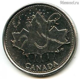 Канада 25 центов 2002