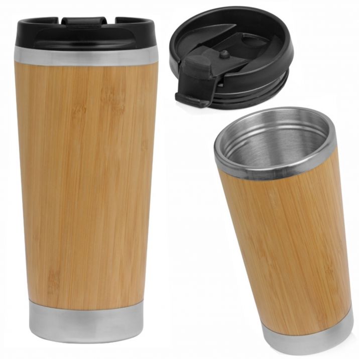 термокружки из бамбука оптом