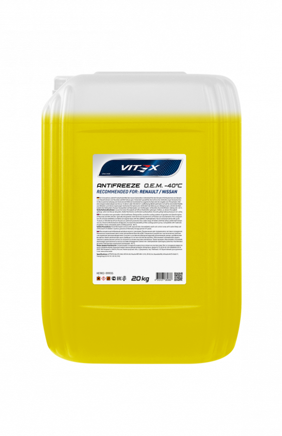 Антифриз Vitex O.E.M for Renault / Nissan, 20кг