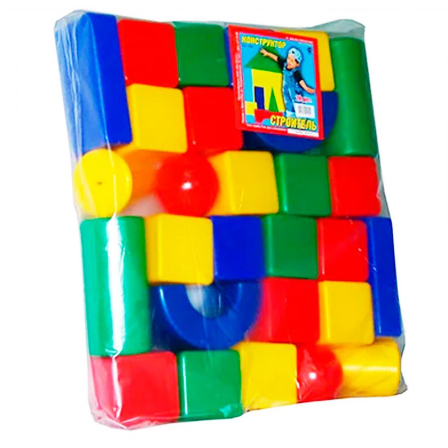 Конструктор "Строитель" (28 детали)