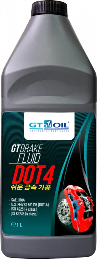 GT Oil Brake Fluid DOT 4, 1л